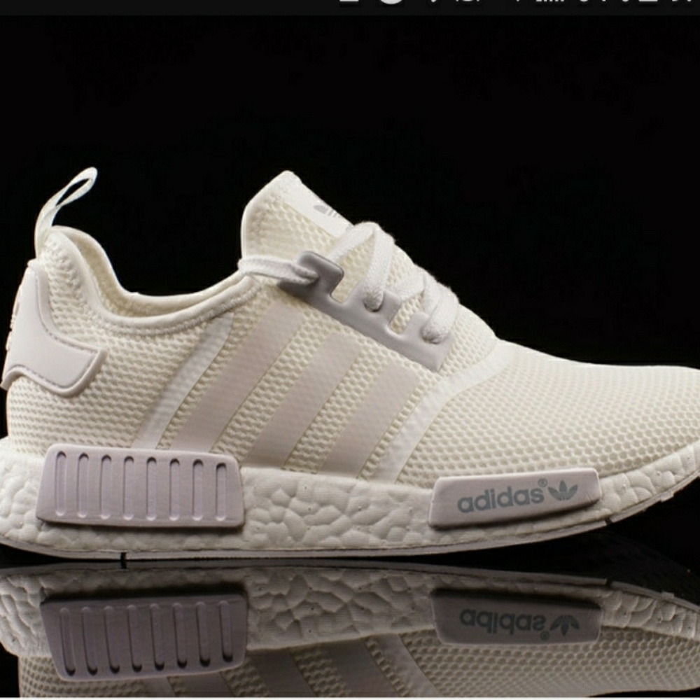 Adidas and MD all white monochrome 3M size 11